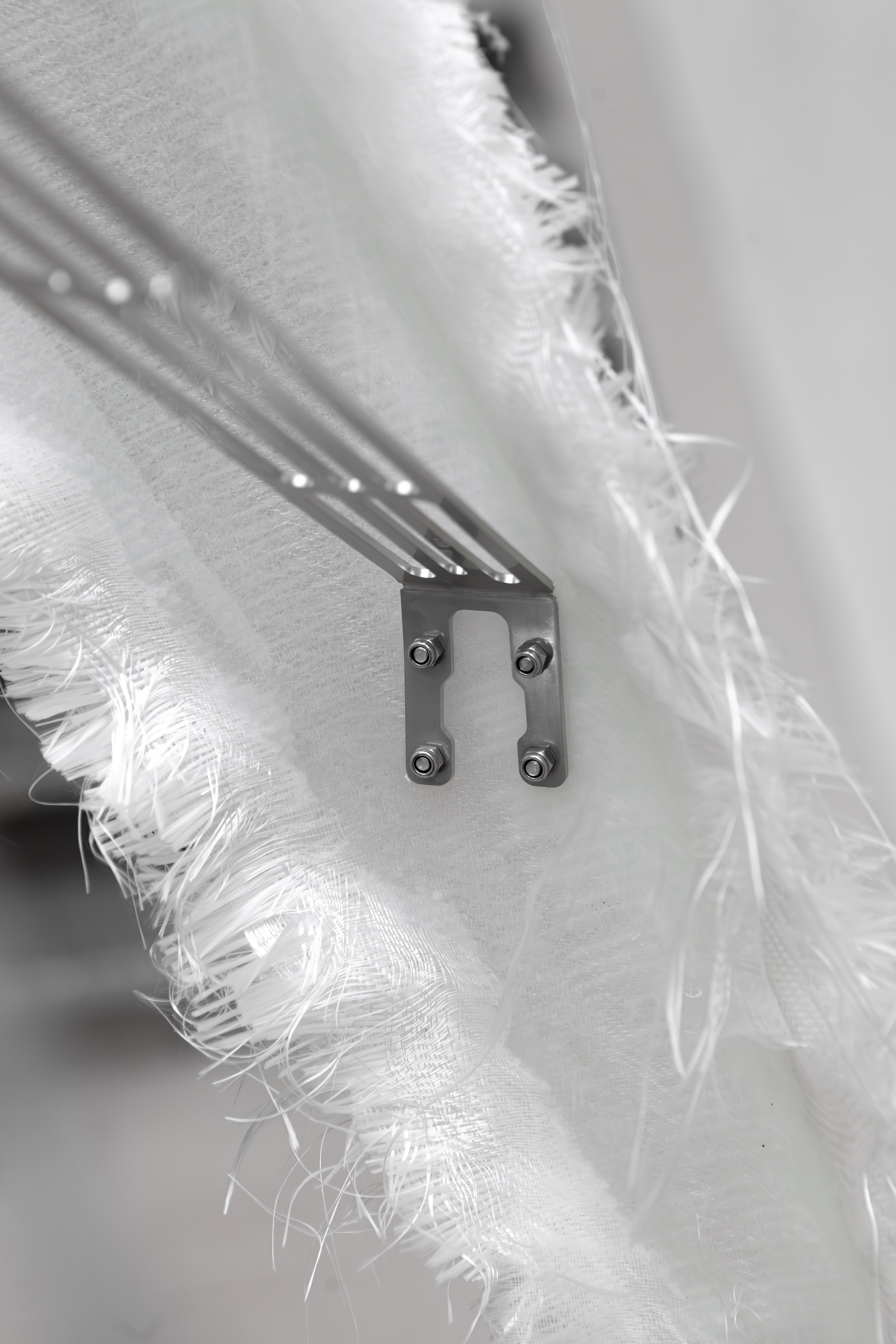 Vertically Rotating Turbine sculpture front view